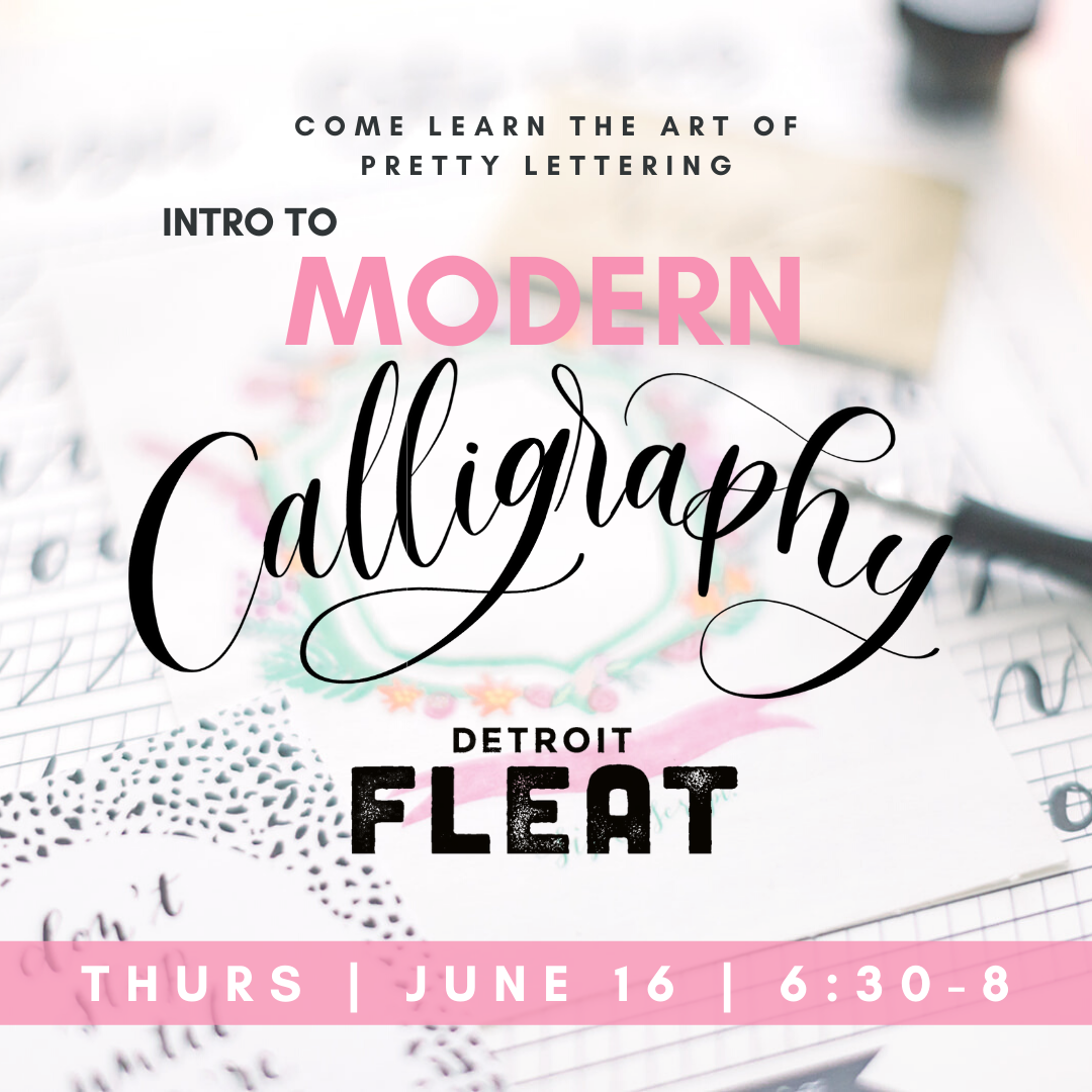 Sip & Script Intro To Modern Calligraphy for Beginners at