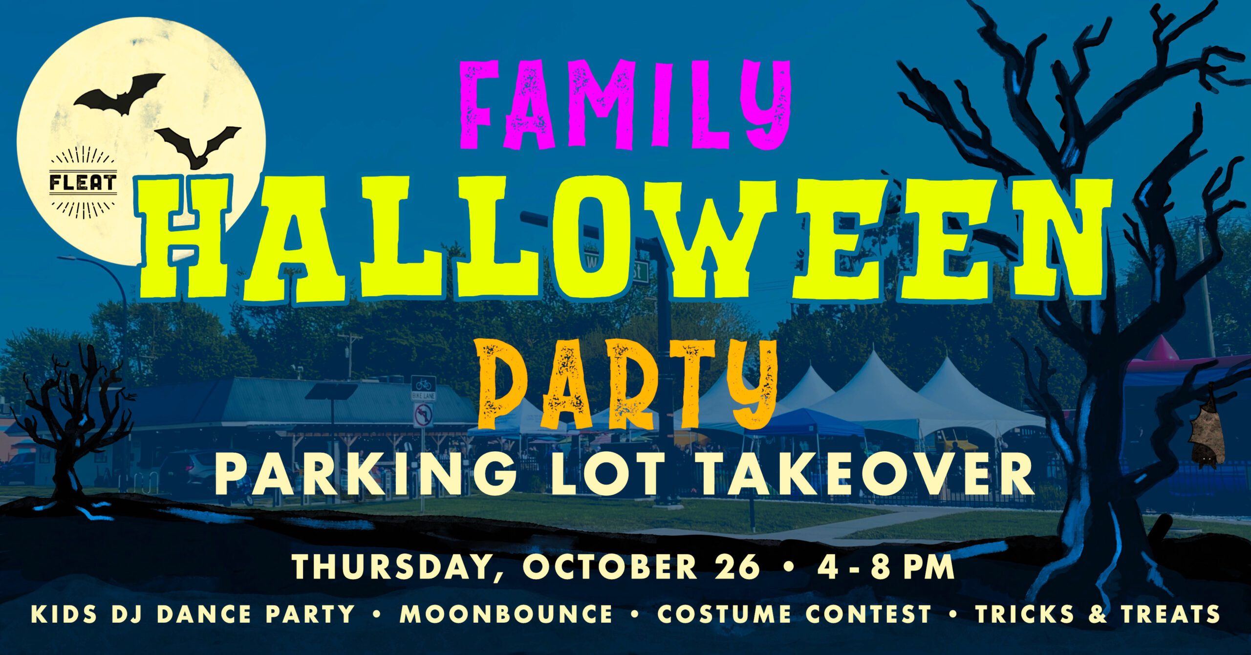 Family Halloween Party Parking Lot Takeover DETROIT FLEAT